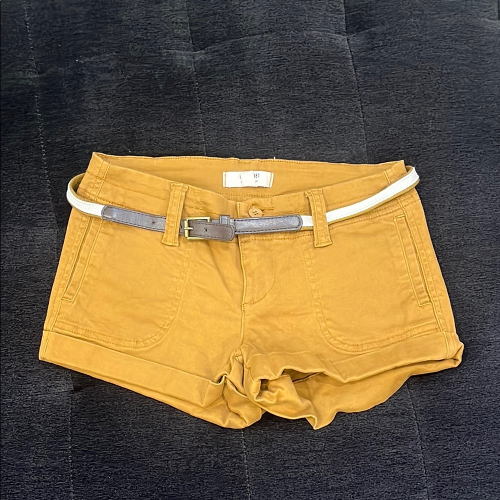 Brown Shorts with Belt